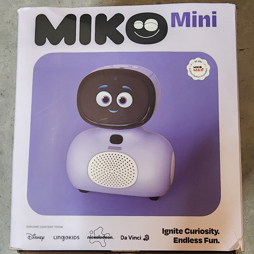 MIKO Mini AI Intelligent Robot Children STEM Toys Interactive Learning Purple